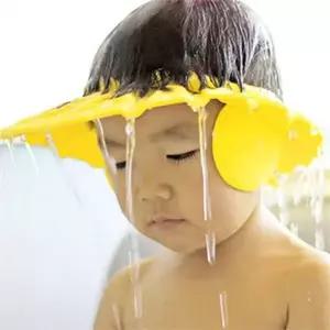 아동 캡 귀마개 똑딱이 머리감기 어린이 샴푸 캡 유아 목욕 머리띠 세발 용품