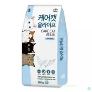 사조 케어캣 올라이프 전연령 대용량 고양이사료 20kg