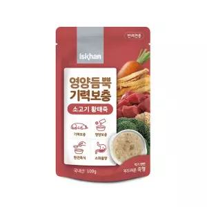 이스칸 영양듬뿍 기력보충 독 소고기 황태죽 80g