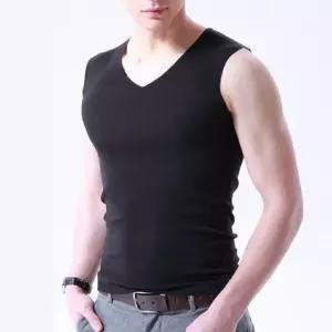 무봉제 나시 심리스 쿨티 냉감 티셔츠 V넥 러닝 KK868