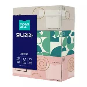 모나리자 라이브스마트 각티슈 280매 3곽1팩 벨라지오 밸라지오 미용 갑티슈