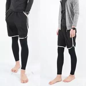 [셀러허브 패션][리더스] 남성 래쉬가드 여름 트레이닝 헬스 운동 레깅스 (5688017A)