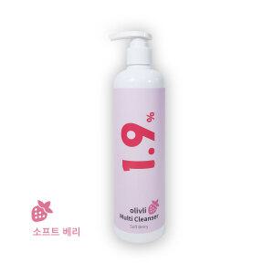 올리블리 1.9 멀티클렌져 SB 새싹이 자라는 자극없는 순한 극소계면활성제함량 순비누2.2 새싹 천연비누