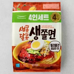 풀무원 새콤달콤 생쫄면 4인, 920g, 1개