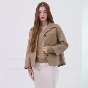 로르서울 3브리티쉬 램스킨 절개 스티치 포인트 레더 자켓_KSJK250104 457370