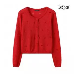 르샵 정상가 89000원ㅣ펀칭 포인트 데일리 니트 가디건 DQ2CK005A 466165