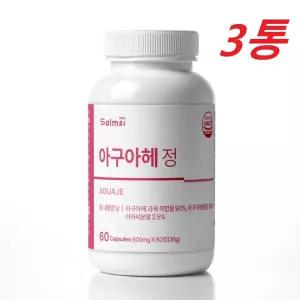 아구아헤정 아구아헤 과육 복합물 아마씨 분말 600mgX60정X3통