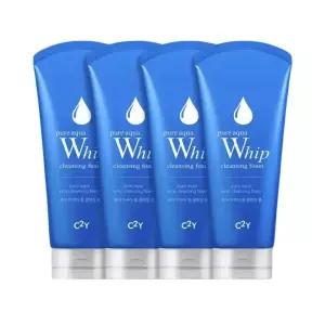 C2Y 퓨어 아쿠아 휩 약알칼리 폼클렌징 120ml 4개
