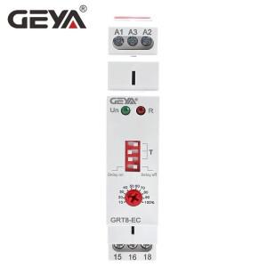 GEYA GRT8-EC 지연 타이머 릴레이, AC 220V, ACDC24V-240V 타임 ROHS, 10A