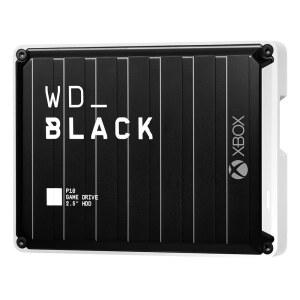 XBOX용 WD_BLACK 4TB P10 게임 드라이브 - 1개월 XBOX 패스 휴대용 외장 하드 드라이브로 이동 중에도 라이브러리에 액세스 WDBA5G0040BBK-WESN