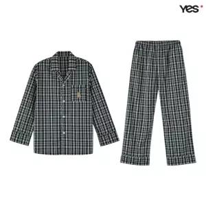 예스 타탄체크 곰돌이 남여공용 파자마 잠옷 세트 YSMNB341 YSMNB341-EGR 511239