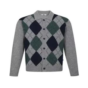 닥스셔츠 DAKSSHIRTS 울100 아가일 카라 가디건 DLW1SWCD104G1