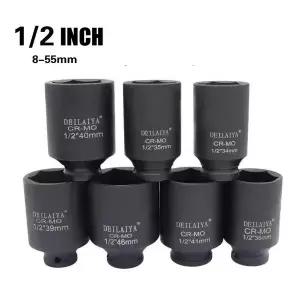 복스알세트 복스알 롱복스 대형 46mm 50mm55mm 소켓 1/2 드라이브 딥 임팩트 공압 긴 육각 렌치 헤드 헤비