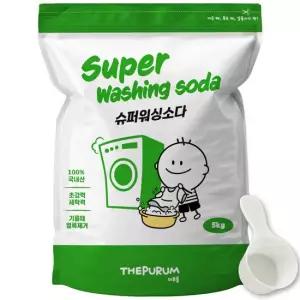 더푸룸 탄산 워싱소다 5kg 기름때, 찌든때 소다 가루세제