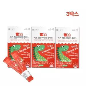 종근당 젤튼튼 키즈 철분 비타민플러스 30포x3박스