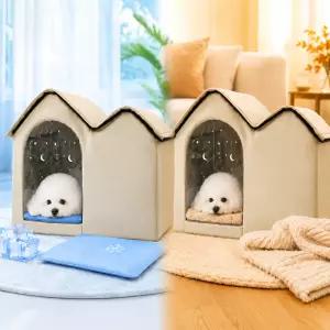 강아지 이글루 에어컨집 쿨하우스 반려동물 고양이 숨숨집