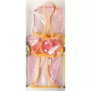 [하프클럽/알티피아]강아지 투명 도트 후드 우비 핑크 2XL 1P 레인코트