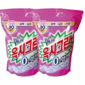 오투액션 표백제 분말형 파우더 1.5kg, 2개