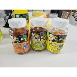[3개월] 네추럴라이즈 어린이 비타민 젤리 키즈 종합 영양제 꾸미 혼합 3종