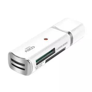 SD 카드리더기 micro 4슬롯 77종 CR980 /화이트