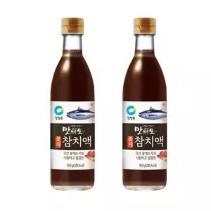 청정원 맛선생 꽃게 참치액 950g X2개