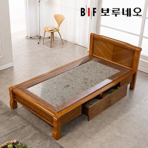 [보루네오] 수면케어 온돌 맥반석침대 (싱글) YS322