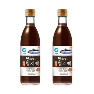 청정원 맛선생 꽃게 참치액 950g 2개