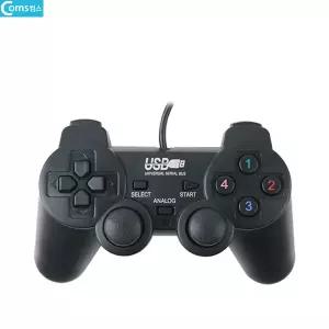 Coms 조이패드 조이스틱 게임기 컨트롤러 콘트롤러 게임 USB컨버터 유선 PC패드 게임조종