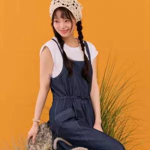 [체이스컬트]여성 데님 뷔스띠에 원피스 EBRG6174C04_ys_YS