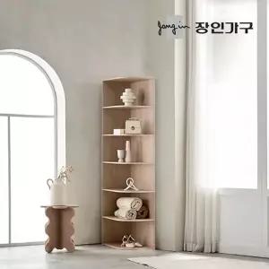 [장인가구]코라 라운드 측면 코너장 400