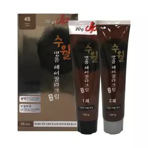 수월 명품 헤어 칼라 크림 염색약 4종 새치커버