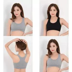 따뜻한잡화점 스포츠 노와이어 망고 탑브라 운동용속옷 여성속옷
