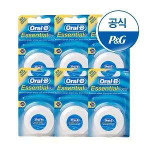 오랄비 치실 왁스 50m 6개