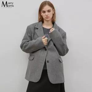 [더블유쇼핑][모리모리스(Morry Morris)] 박시 브론테 울 자켓_19607835_588590