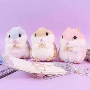 귀여운 햄토리 봉제 11cm 키링 인형 햄스터 동물 햄찌hij509