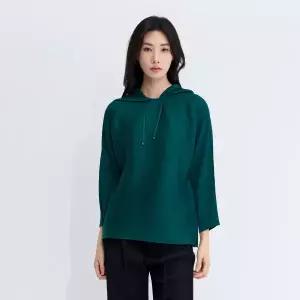 [롯데백화점]플리츠미 오리가미 롱 슬리브 후드 티셔츠_PPTSF025001