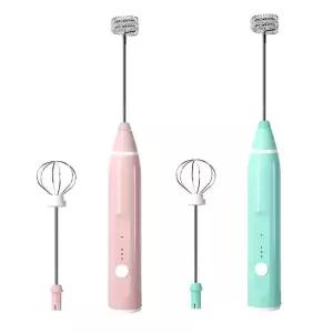 무선 거품기 머랭기 USB 충전식 전동 휘핑기 우유 생크림