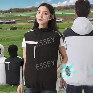일본 팬 30V 냉방 작업복 선풍기 조끼 낚시복 시원한 세트 냉풍배터리