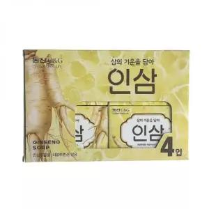 동산 삼의기운을 담아 인삼비누 4개입 인삼추출물 고급스런 인삼향 비누