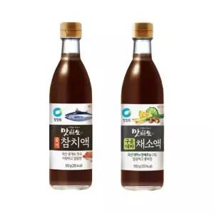 청정원 맛선생 꽃게 참치액 950g 구운대파 채소액 950g