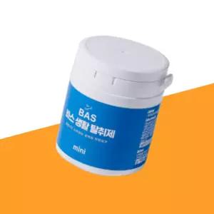 BAS 바스 차량용 탈취제 150g 미니 베이비파우더향 에어컨 담배 냄새 제거 본품