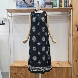 [모다아울렛][레코브]슬리브리스롱원피스LC31F7OP512BBK_YS
