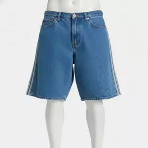 아디다스 파이어버드 데님 숏 팬츠 블루 KD1500