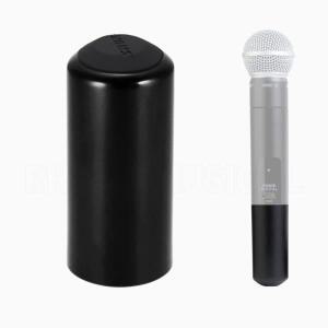 Shure BETA58 SM58 보컬 유선용 배터리 캡 커버 교체 밝은 검정색