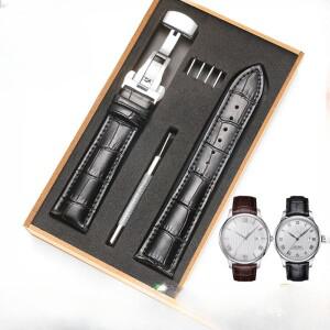 호환용 티쏘 tissot 교체 1853 Le Locle T41 시계 밴드 T00407b  가죽 불가사리 Junya T461