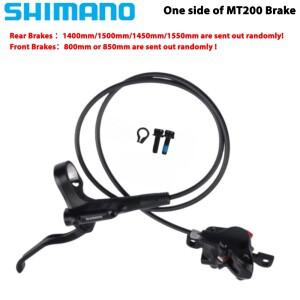 SHIMANO MT200 유압 디스크 브레이크 세트의 한쪽만 왼쪽 앞/오른쪽 앞 캘리퍼스 + MTB 용 레버