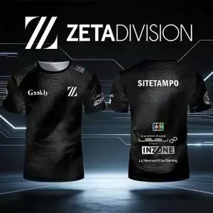 2026 ZETA DIVISION Esports 팀 저지 SITETAMPO 유니 속건성 및 통기성 티셔츠 플레이어 트레이닝 유니폼