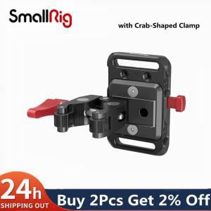 SmallRig 미니 V 마운트 배터리 플레이트 범용 카메라 액세서리용 게 모양 클램프가 있는 V-잠금 2989