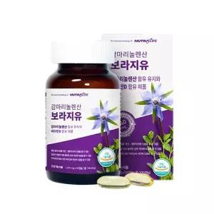뉴트라라이프 감마리놀렌산 보라지유 90캡슐 1박스 (3개월분) / 보라지꽃종자유