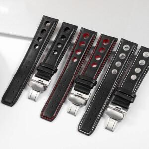 Genuine Leather bracelet For tissot 1853 Sports Watchband Racing PRS516 T91 Top layer cowhide 20mm c